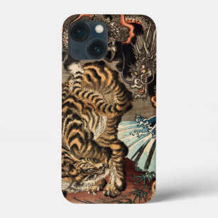 龍虎, 国芳 Tiger u. Drache, Kuniyoshi, Ukiyo-e Case-Mate iPhone Hülle