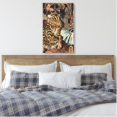 龍 虎, 国 Tiger & Dragon, Kuniyoshi, Ukiyo-e Leinwanddruck (Insitu (Schlafzimmer))