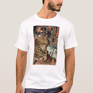 龍 虎, 国 Tiger & Dragon, Kuniyoshi, Ukiyo-e T-Shirt