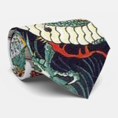 龍 虎, 豊, 国 Dragon & Tiger, Toyokuni, Ukiyo-e Krawatte (Gerollt)