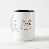 고 마 워 요! Vielen Dank Bow (Koreanisch) Zwei-Tonen-C Zweifarbige Tasse (Vorderseite Links)