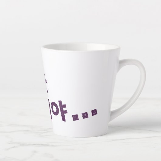 "라 떼 말 야" Latte Tasse - Eine Nostalgie (Rechts)