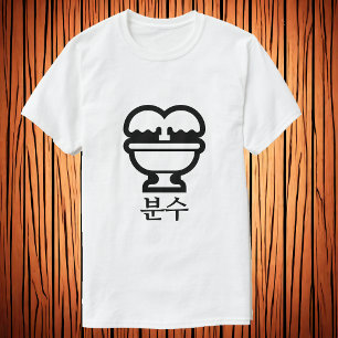 분 수 , Brunnen im koreanischen T - Shirt
