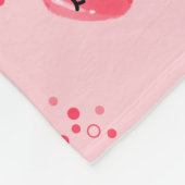 사 랑 - LIEBE auf Koreanisch Fleecedecke (Ecke)