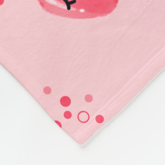 사 랑 - LIEBE auf Koreanisch Fleecedecke (Ecke)