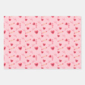 사 랑 - LIEBE auf Koreanisch Geschenkpapier Set (Vorderseite 3)