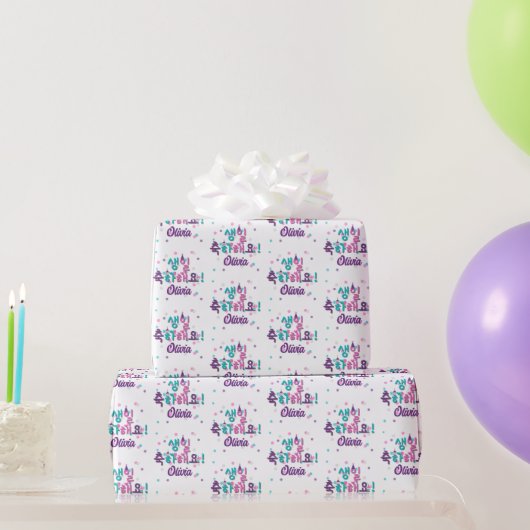 생 일 축 하 요 GLÜCKLICH GEBURTSTAG koreanischen Person Geschenkpapier (Partygeschenke)