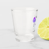 생 일 축 하 요! Happy Birthday Cat auf Koreanisch Soju Schnapsglas (Links)