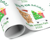아 의 첫 번 크 기 Nachbar 째 1. Weihnachtsfeiertag des Ba Geschenkpapier (Rolleneckpunkt)