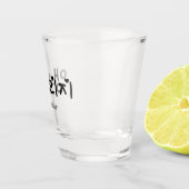 앵 커 지 in koreanischem SOJU-Shotglas Schnapsglas (Rechts)