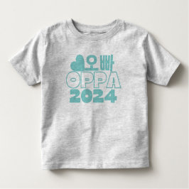 오 빠 OPPA 2024 - Ankündigung des koreanischen Big B Kleinkind T-shirt