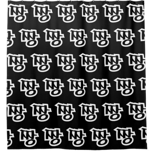 짱 JJANG - Die BEST ~ Koreanische Slang Hangul-Spra Duschvorhang (Vorderseite)