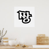 짱 JJANG - Die BEST ~ Koreanische Slang Hangul-Spra Poster (Küche)