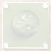 초 록 액 자 GLASUNTERSETZER (Rückseite)