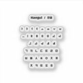 한 글 AUFKLEBER (Vorderseite)