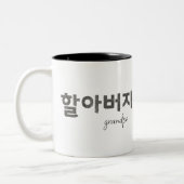 할 버 지 ZWEIFARBIGE TASSE (Links)