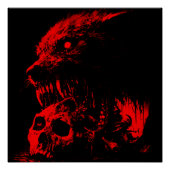 𝗕 𝗢 𝗥 𝗡 𝗧 𝗢 𝗞 𝗜 | Glossarpapier drucken Poster (Vorderseite)