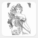 Suche nach alphonse mucha aufkleber Frau