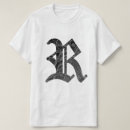 Suche nach buchstabe r tshirts Schwarz