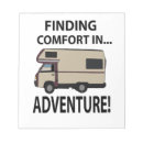 Suche nach abenteuer notizblock Camping