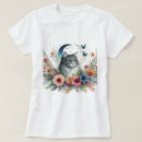 Suche nach graue katze tshirts Für sie