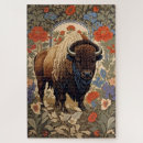 Suche nach bison puzzle Vintag