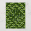 Suche nach geometrisches muster postkarten Grün