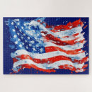 Suche nach amerikanische flagge puzzle Rot weiß und blau