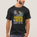 Suche nach fischen und bier tshirts Flagge