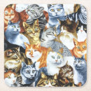 Suche nach niedliche katze untersetzer Für sie