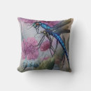 Suche nach blaue libelle kissen Aquarell