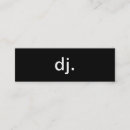Suche nach nachtleben visitenkarten Diskjockey