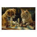 Suche nach hund und katze poster Malerei