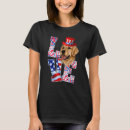 Suche nach patriotischer hund tshirts Frauen