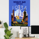 Suche nach chicago worlds fair poster Retro