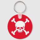 Suche nach piraten schlüsselanhänger Totenkopf und knochen