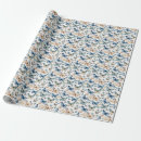Suche nach schönheit geschenkpapier Blau