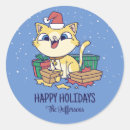 Suche nach katzen weihnachts aufkleber Kätzchen