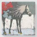Suche nach rotes pferd untersetzer Weiß