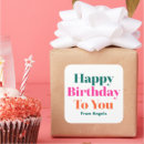 Suche nach bunter regenbogen aufkleber Geburtstag