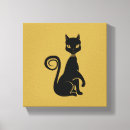 Suche nach schwarze katzen leinwandbilder Kitty