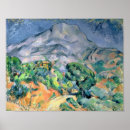 Suche nach mont sainte victoire poster Berg