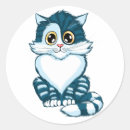 Suche nach süße katzen aufkleber Blau