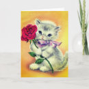 Suche nach vintage kitten karten Katze