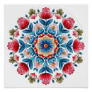 Suche nach blumen mandala poster Abstrakt