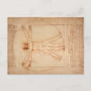 Suche nach vitruvian mann postkarten Leonardo