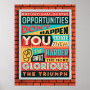 Suche nach chancen poster Positiv