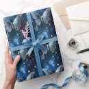 Suche nach blaue schmetterlinge geschenkpapier Für sie/ihn