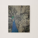 Suche nach pfau puzzle Blau