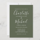 Suche nach olive green wedding einladungen Elegant